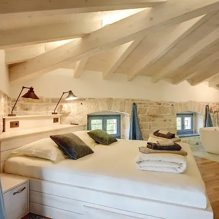 Pi For 8 People In Istria With Heated Pool & Large Garden Villa Tinjan